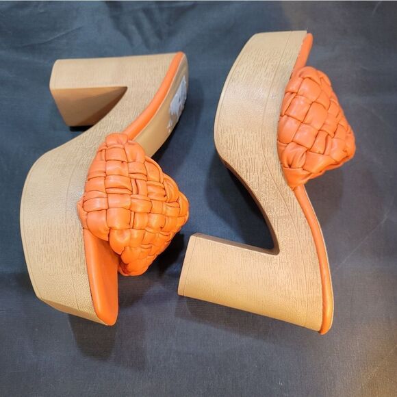 BRAND NEW YOKI BLOCK HEEL BRAIDED STRAP DETAILS WOMEN"S SANDAL - Picture 5 of 11